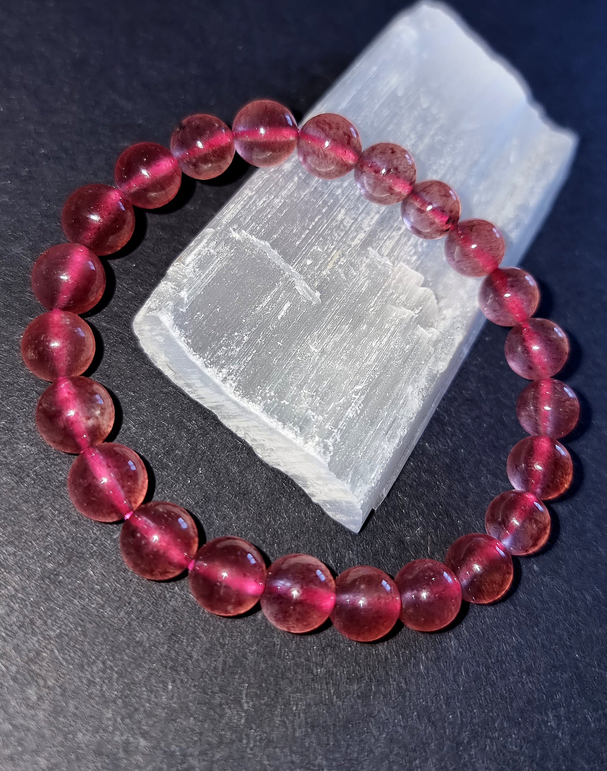 Strawberry Quartz Bracelet