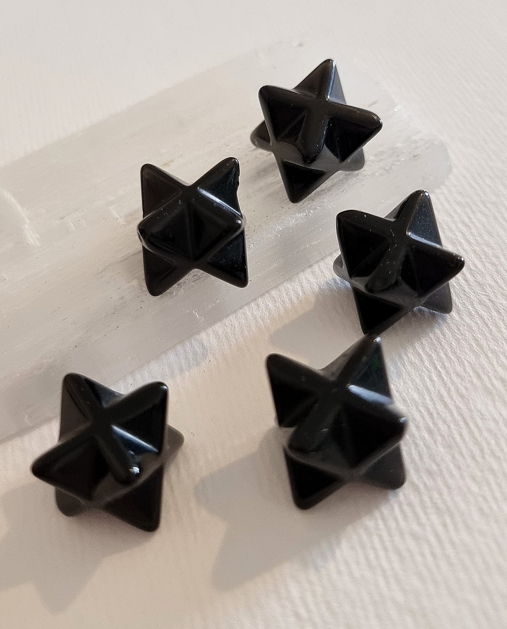 Black Obsidian Mini Merkaba Crystal Star