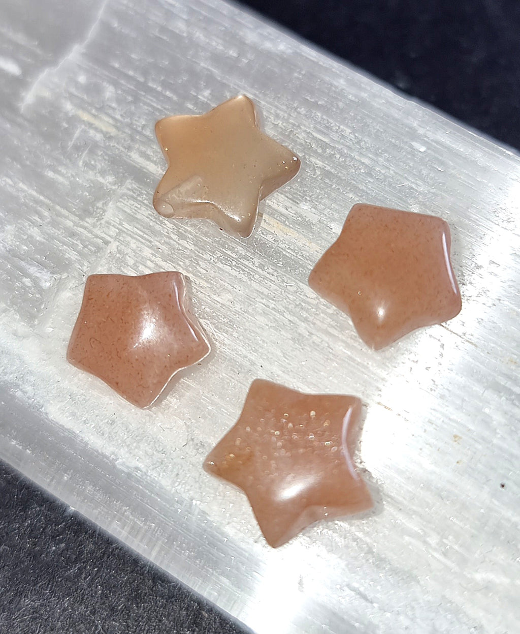 Sunstone Crystal Mini Star - Carved Stone for Joy, Passion & Spiritual Growth