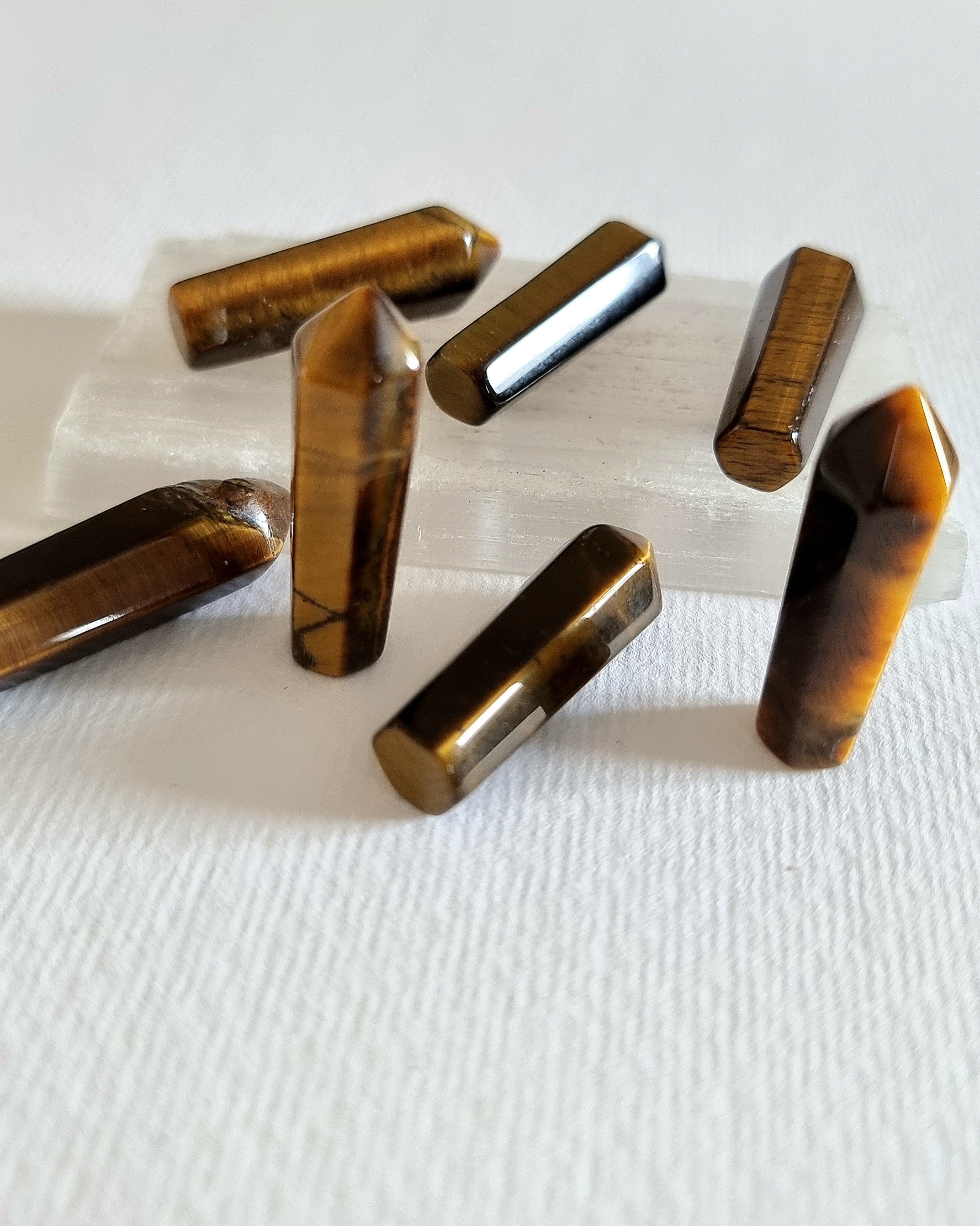 Tigers Eye Crystal Mini Point