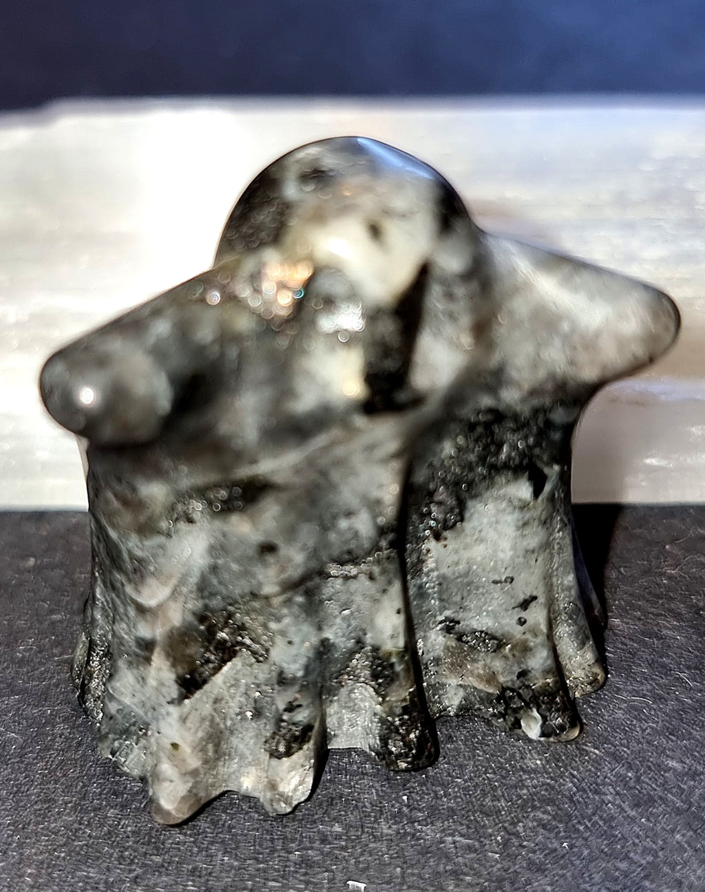 Larvakite Ghost Crystal - Norwegian Moonstone