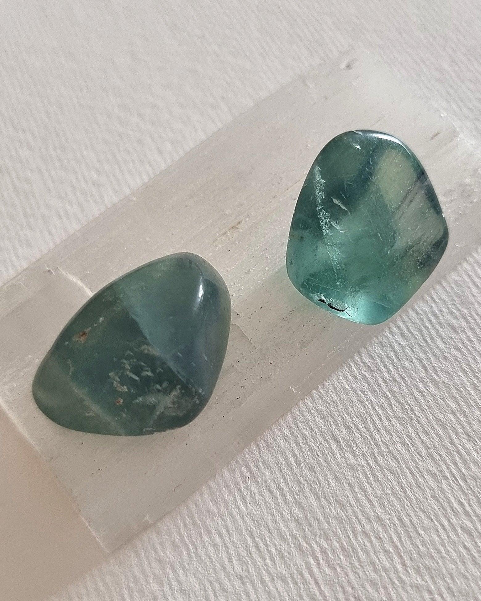 Rainbow Fluorite Large Tumble Stone Crystal