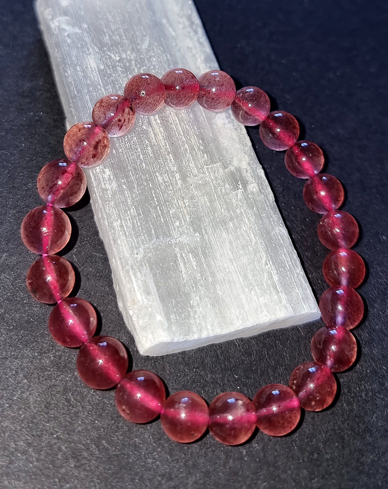 Strawberry Quartz Bracelet