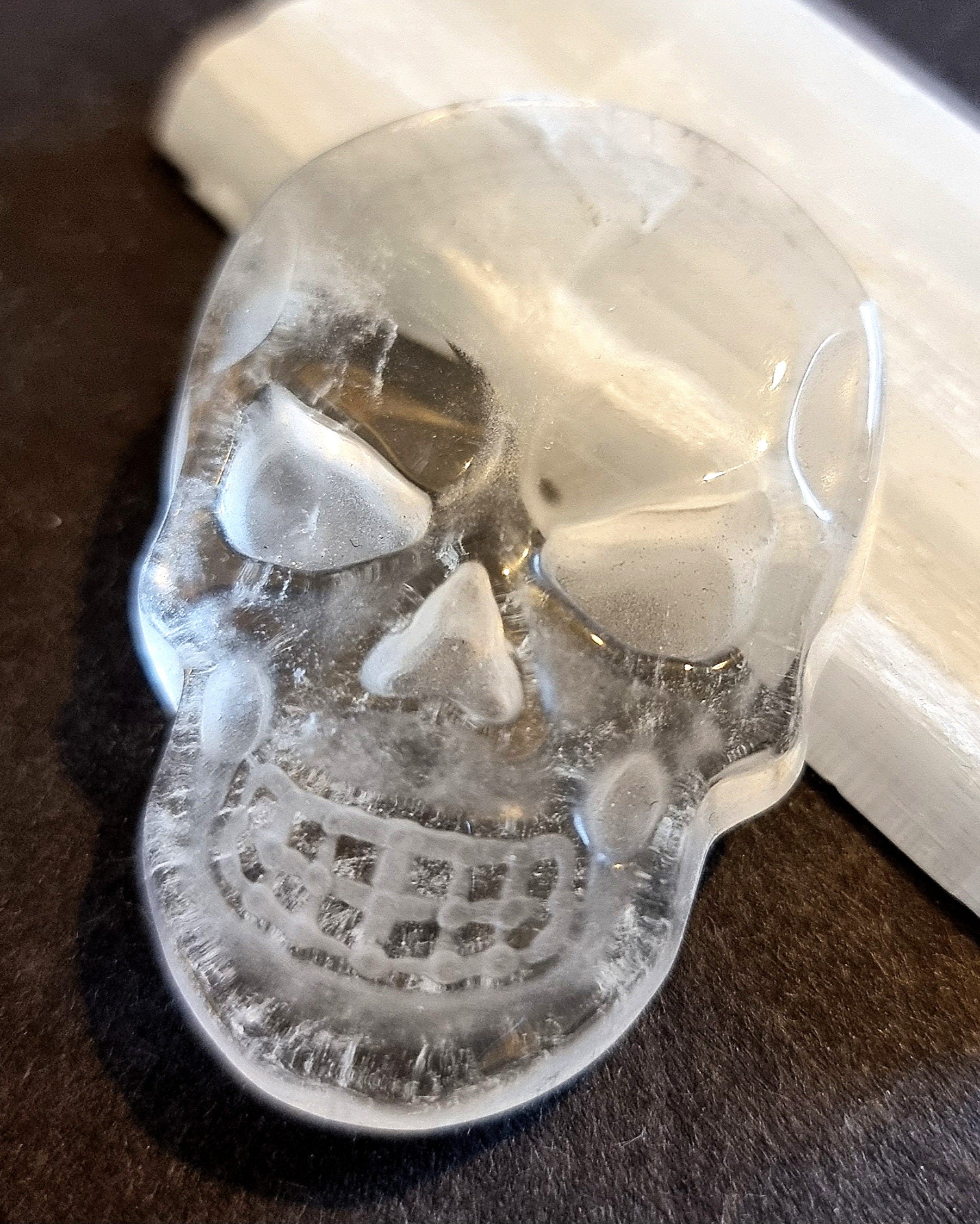 Clear Quartz Skull