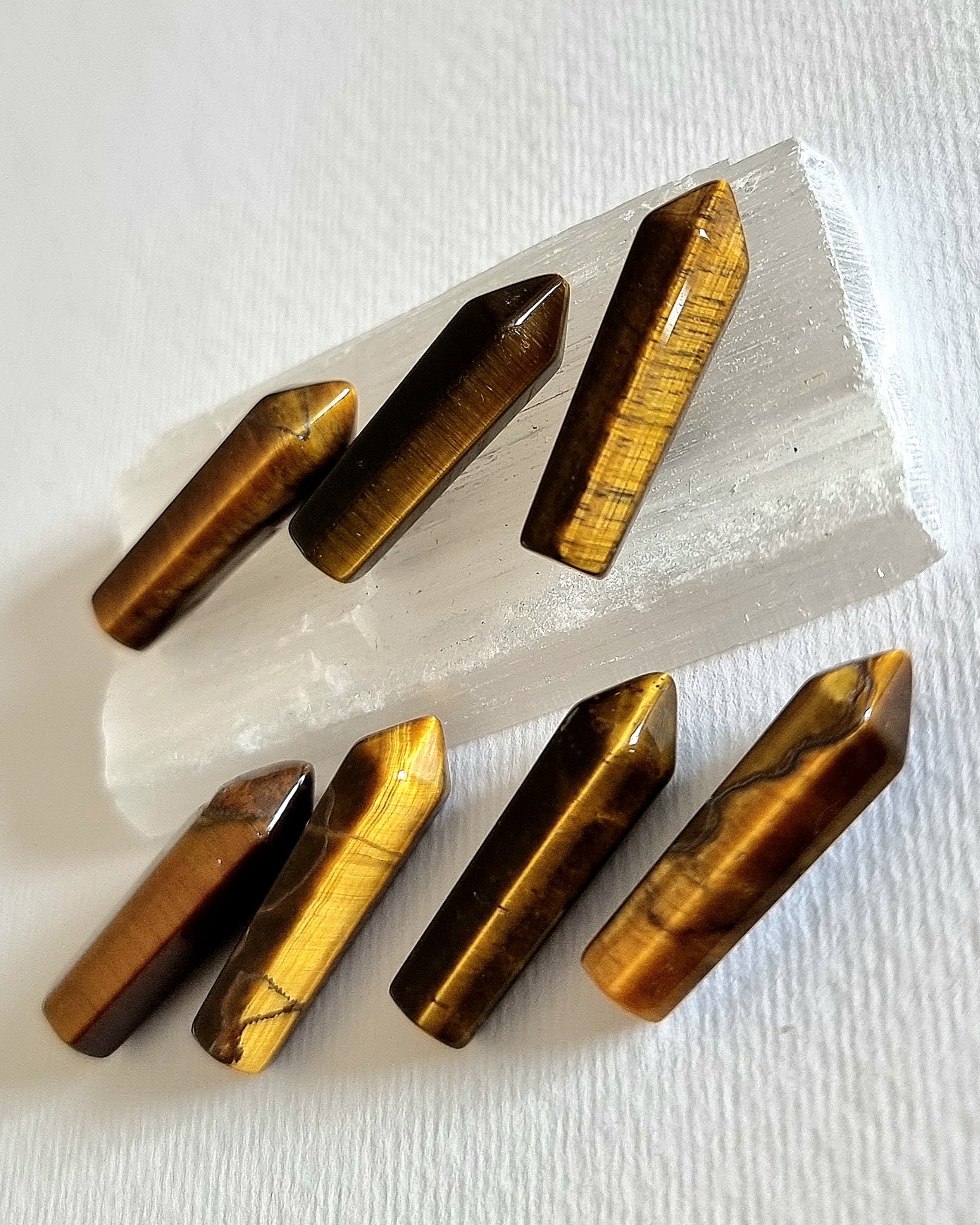 Tigers Eye Crystal Mini Point