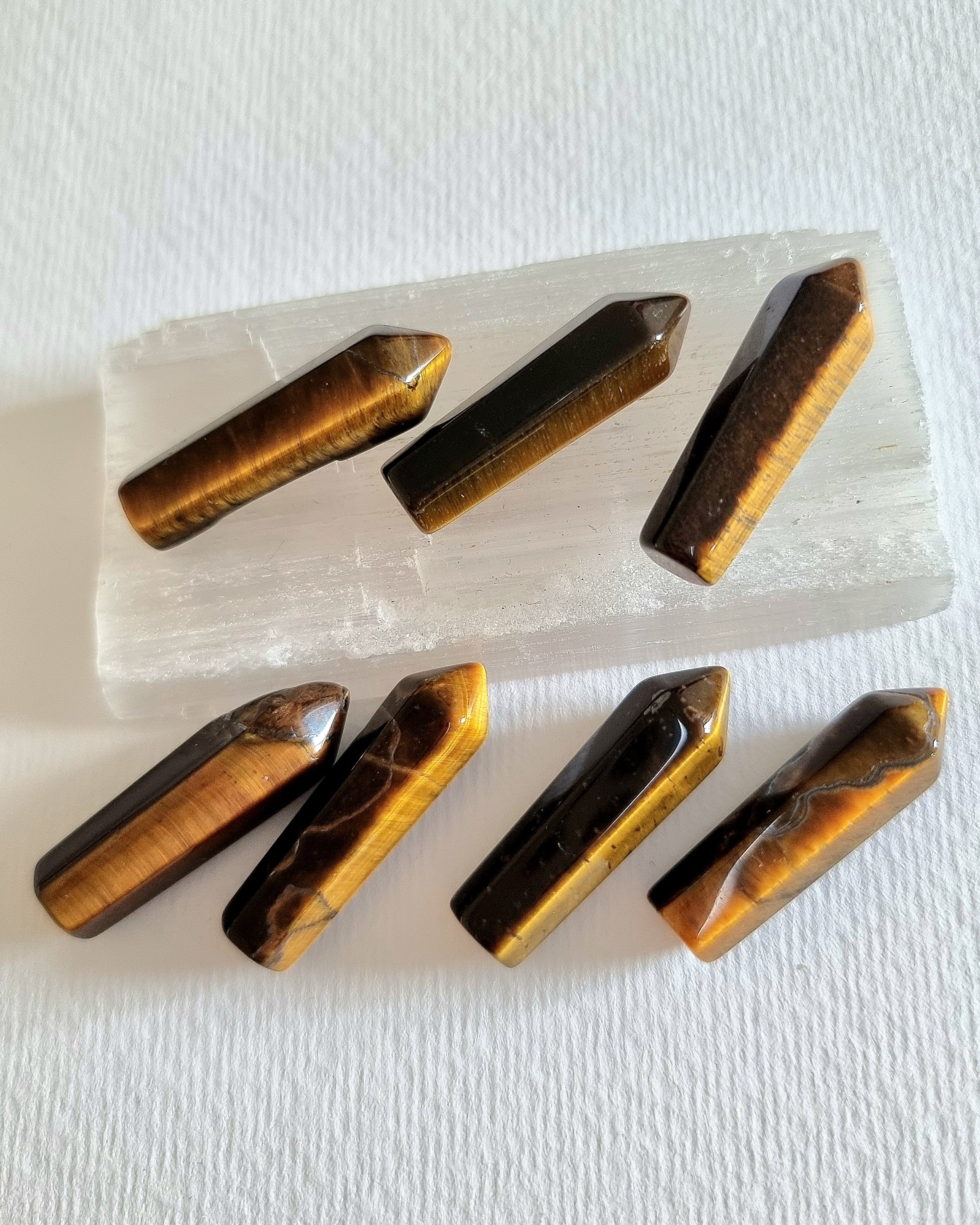 Tigers Eye Crystal Mini Point
