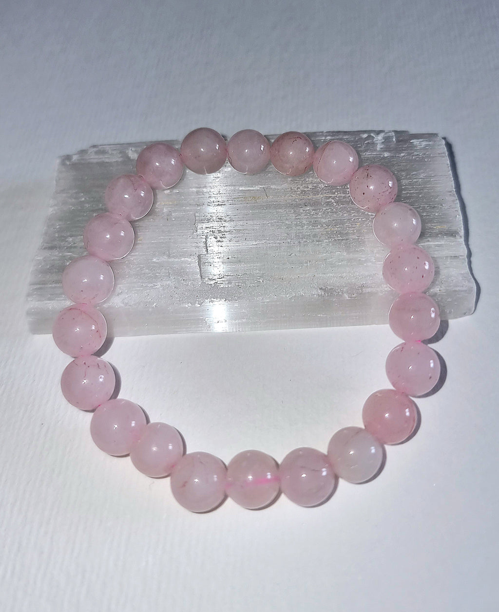 Rose Quartz Bracelet 8mm beads